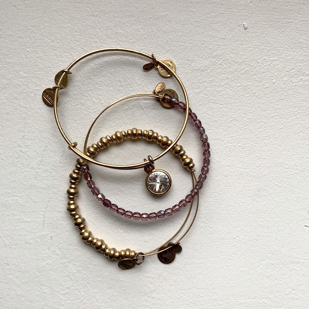 Alex and Ani bracelet trio
